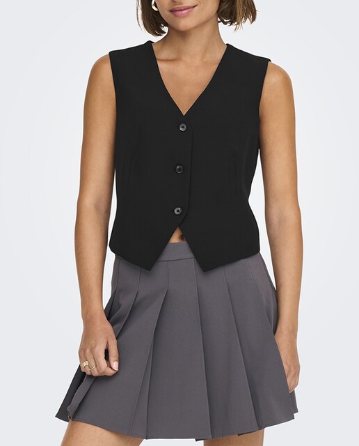 Imagen 0 de Chaleco corto de mujer ajustado