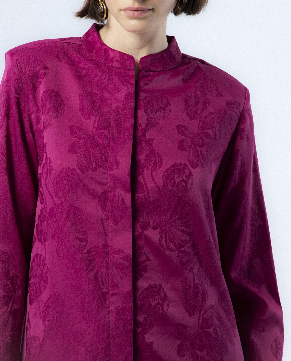Imagen 0 de Chaqueta Verónica Jacquard Fucsia