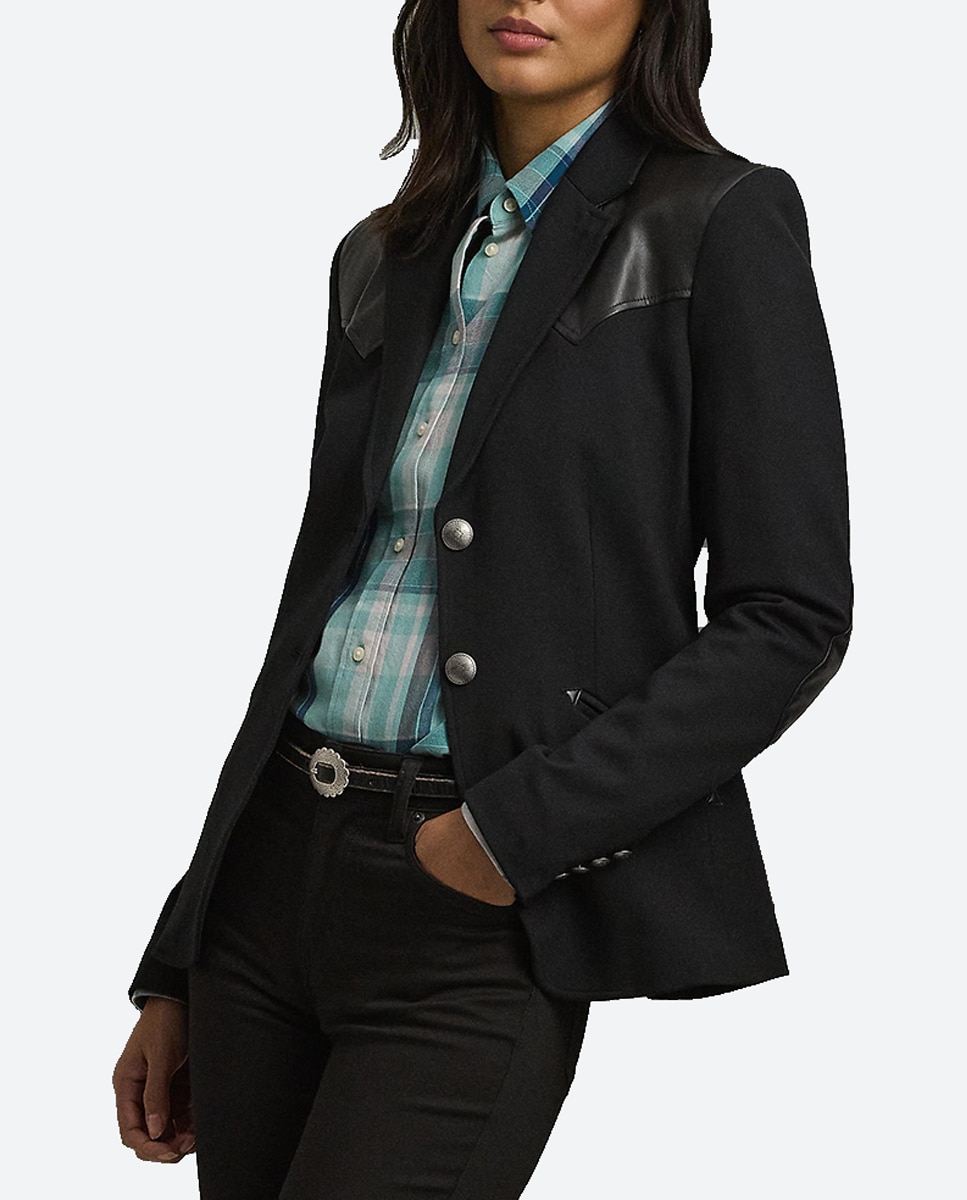 Imagen 0 de Blazer de mujer de inspiración Western con botones