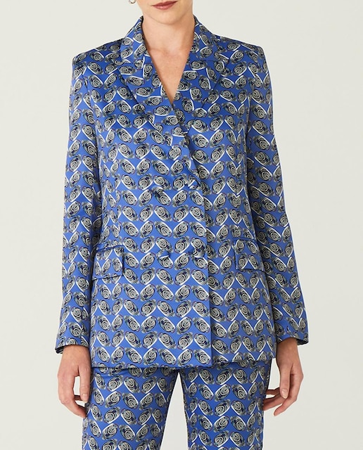 Imagen 0 de Blazer de mujer fluida estampado personalizado