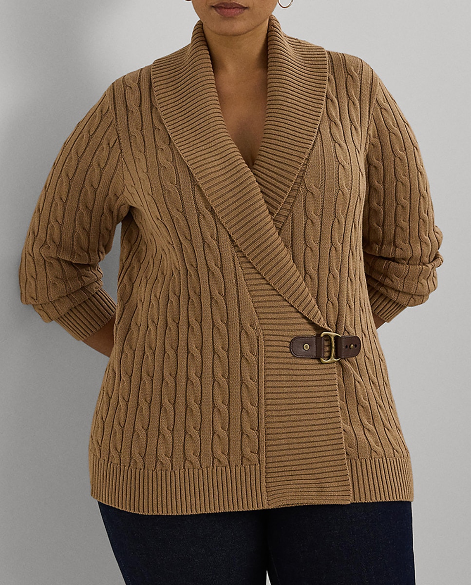 Imagen 0 de Jersey de mujer talla grande de ochos de algodón