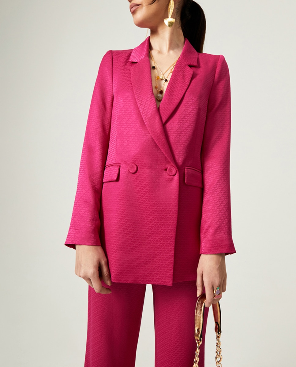 Imagen 0 de Chaqueta de mujer cruzada solapa