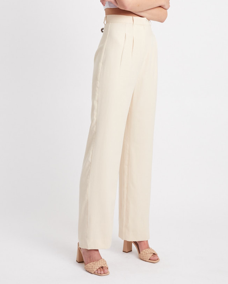 Pantalón de mujer de vestir de corte recto — oferta en Primeriti