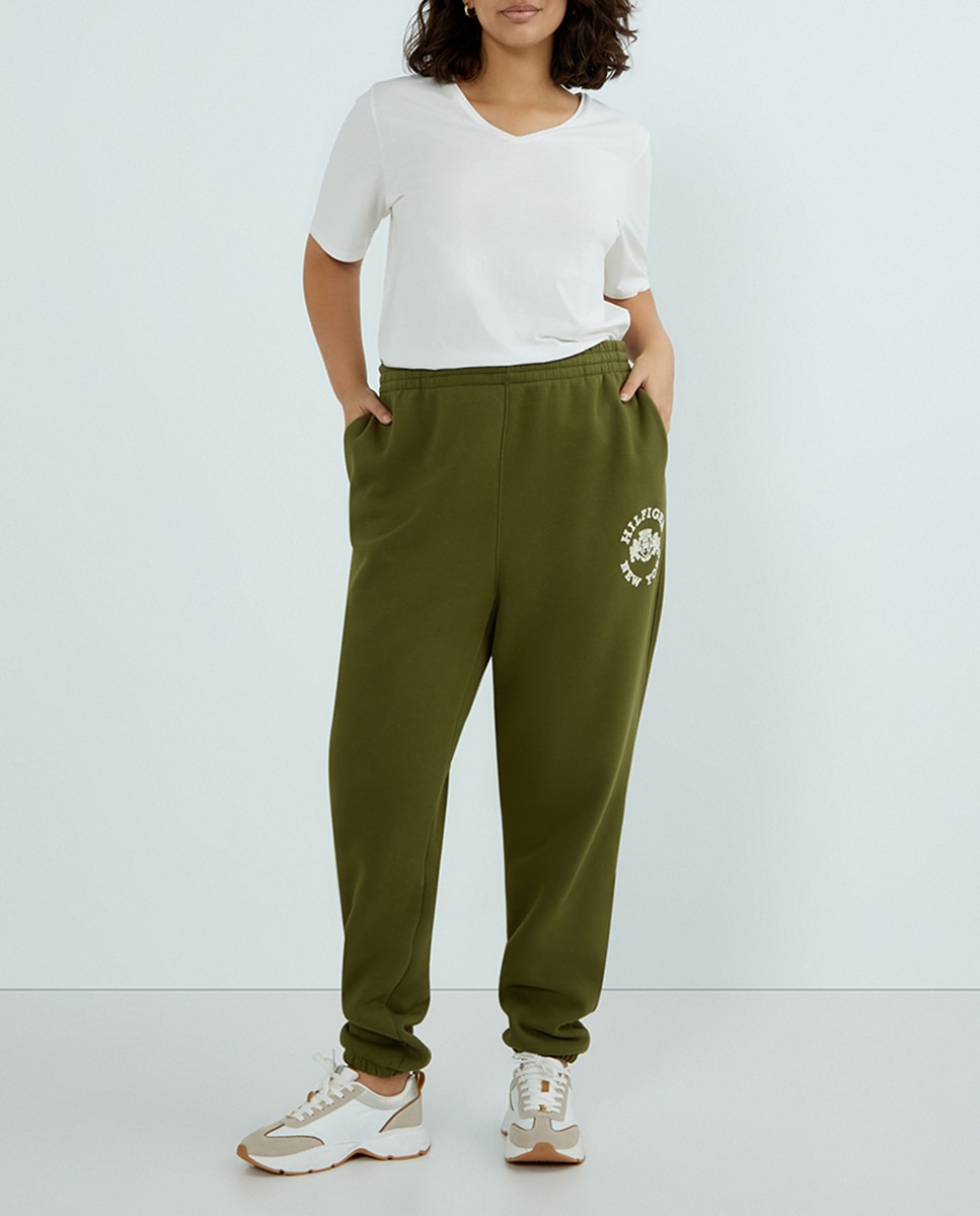 Imagen 0 de Pantalón de mujer de chandal con cintura baja