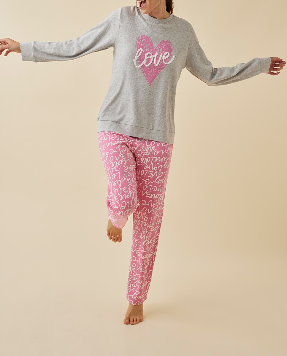 Pijama mujer gris vigoré — oferta en Primeriti