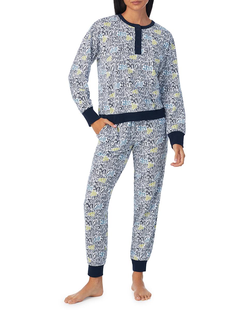 Imagen 0 de Pijama largo estampado mujer