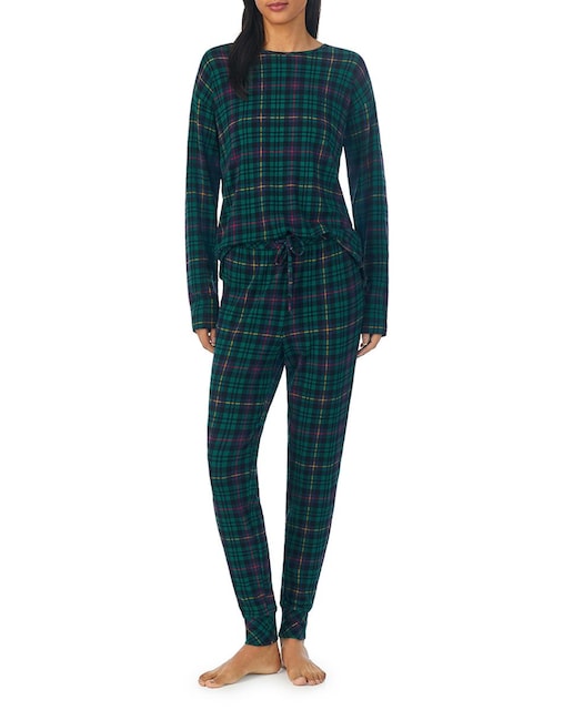 Imagen 0 de Set pijama manga larga y pantalón largo de mujer
