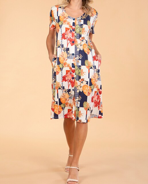 Imagen 0 de Vestido para casa manga corta