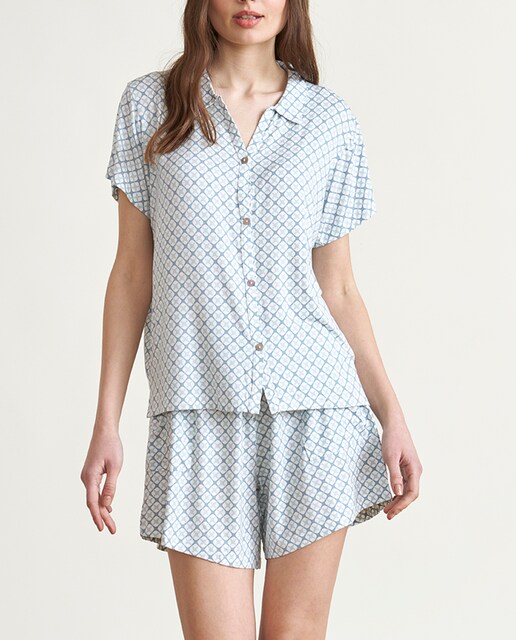 Imagen 0 de Pijama estampado de manga corta