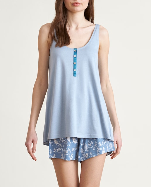 Imagen 0 de Pijama de mujer punto tirantes combinado