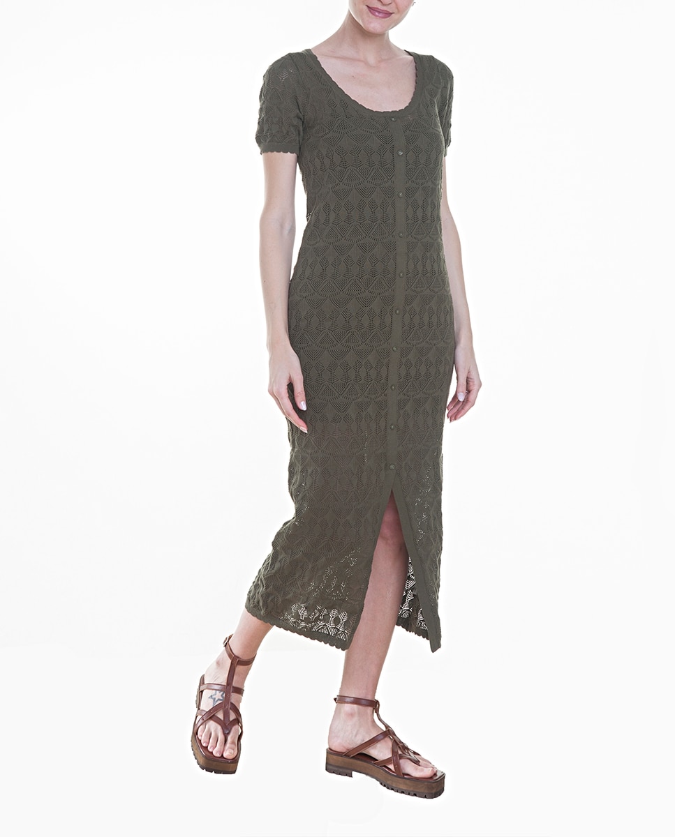Imagen 0 de Vestido en color verde