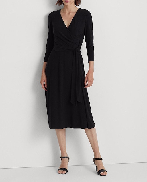 Imagen 0 de Vestido cruzado de punto jersey