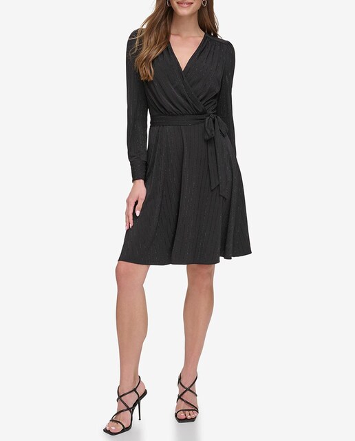 Imagen 0 de Vestido midi con mangas largas