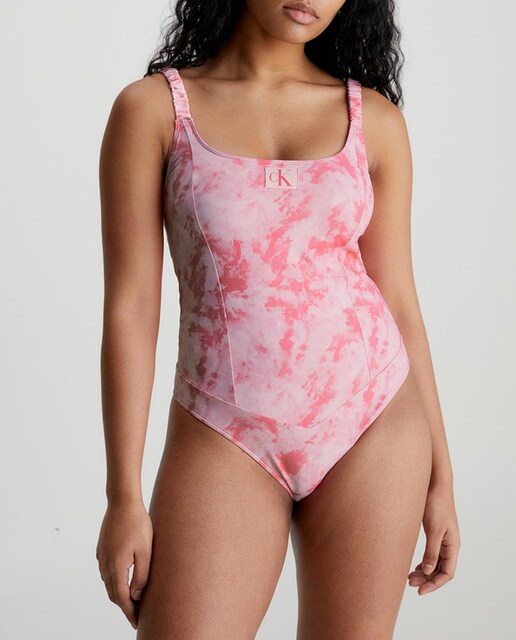 Imagen 0 de Bañador con espalda abierta - CK Authentic