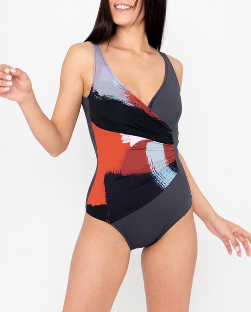 Imagen 0 de Bañador cruzado estampado
