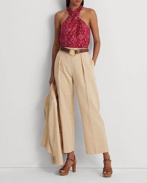 Imagen 0 de Pantalones de mujer anchos con pinzas