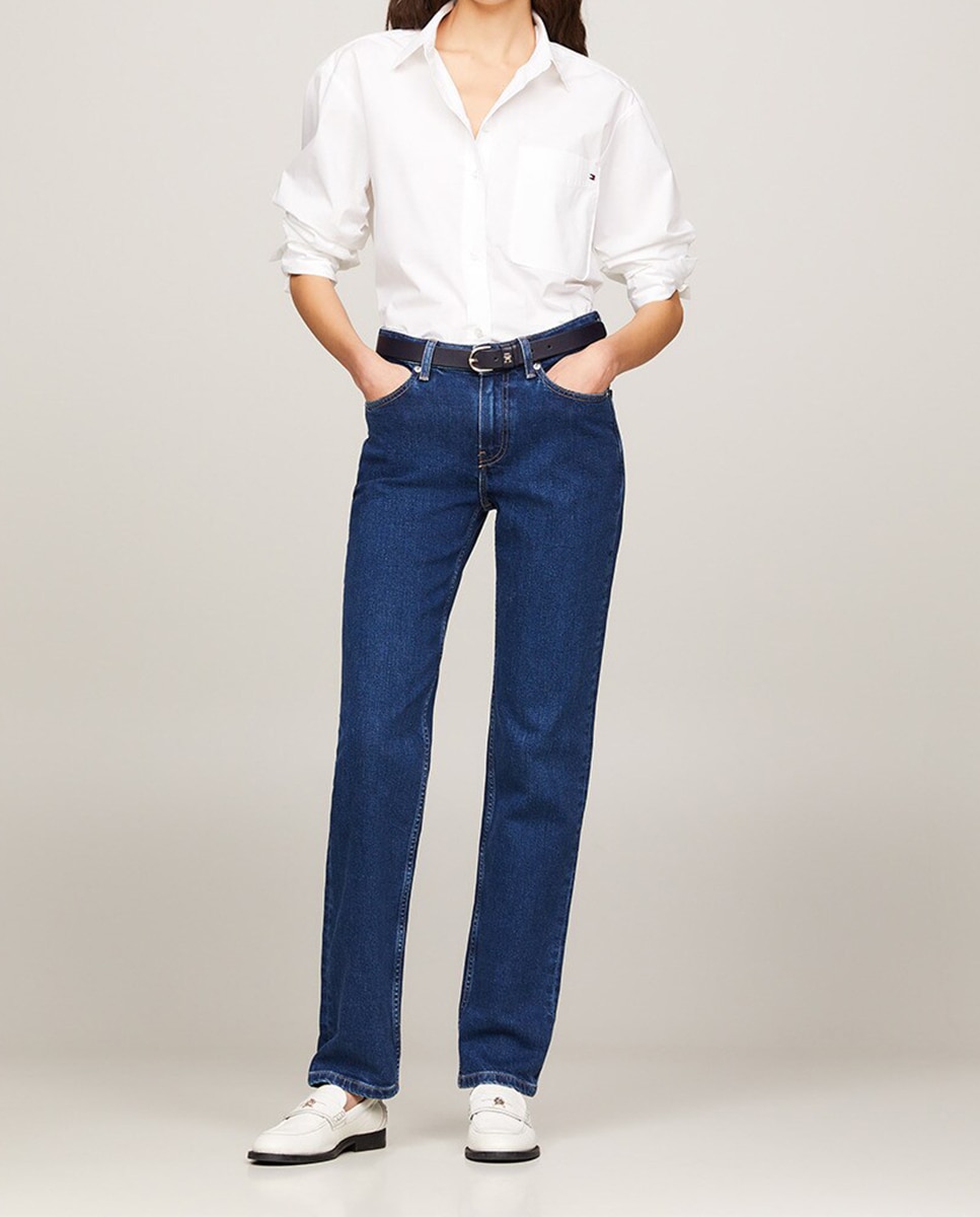 Imagen 0 de Vaquero de mujer Classic straight de cintura baja