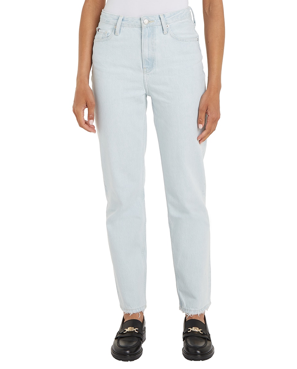 Imagen 0 de Vaquero de mujer Classic Straight con cintura alta