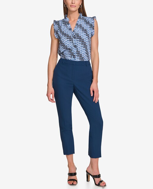 Imagen 0 de Pantalón de mujer recto con raya