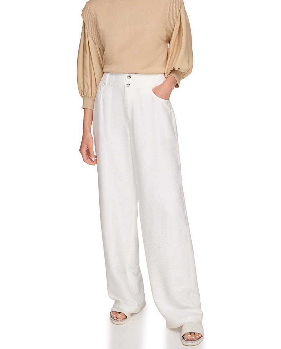Imagen 0 de Pantalón de mujer recto y ancho