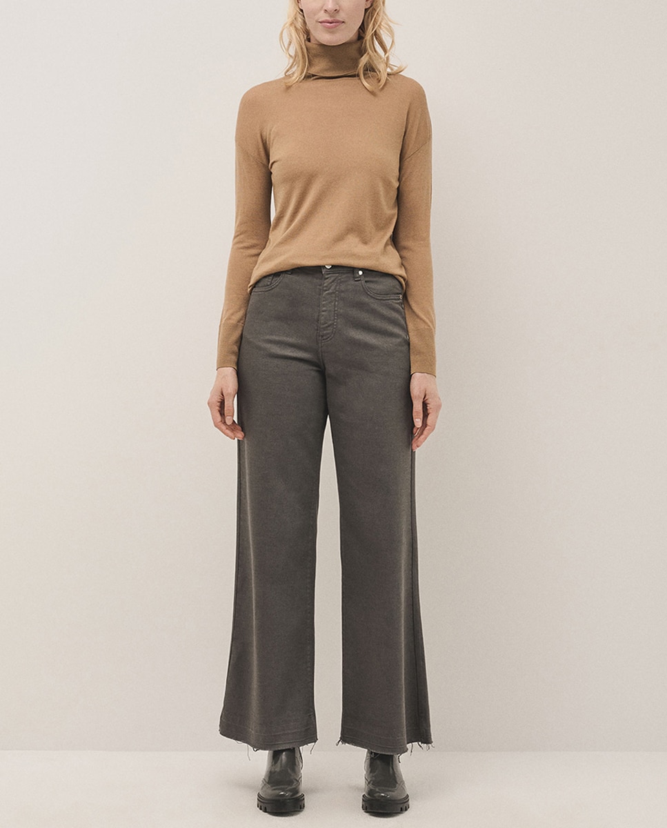 Imagen 0 de Pantalón de mujer ancho vaquero