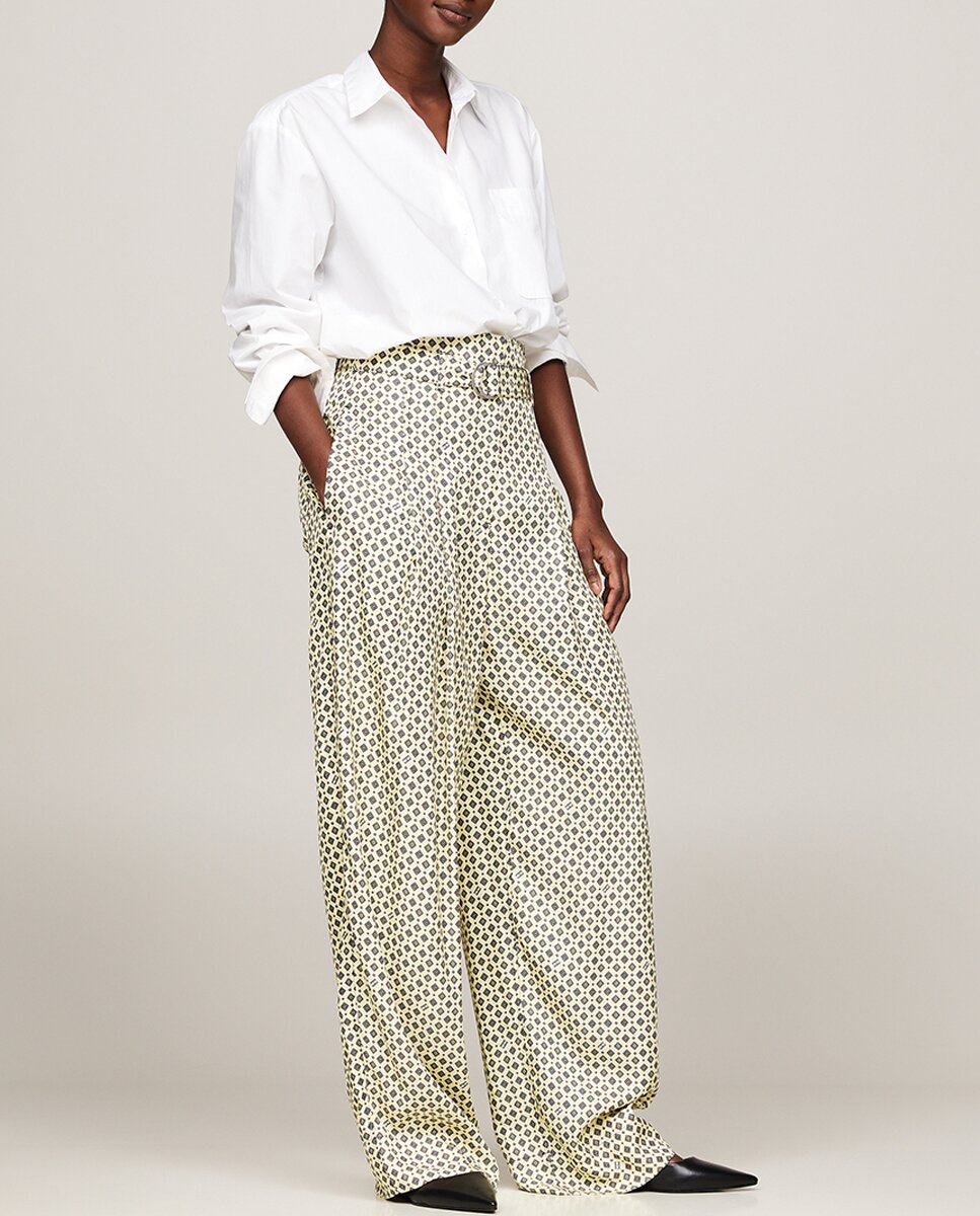 Imagen 0 de Pantalón de mujer estampado y fluido