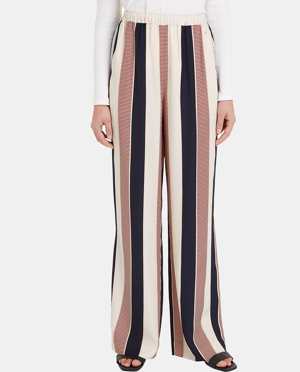 Imagen 0 de Pantalón de mujer estampado y fluido