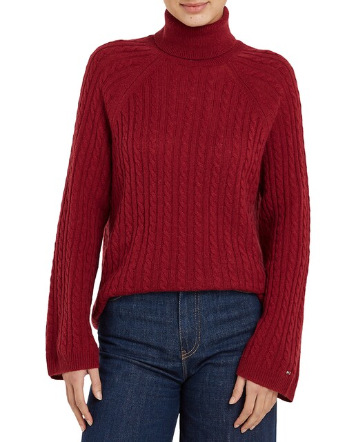 Imagen 0 de Jersey de mujer de cuello alto y manga larga