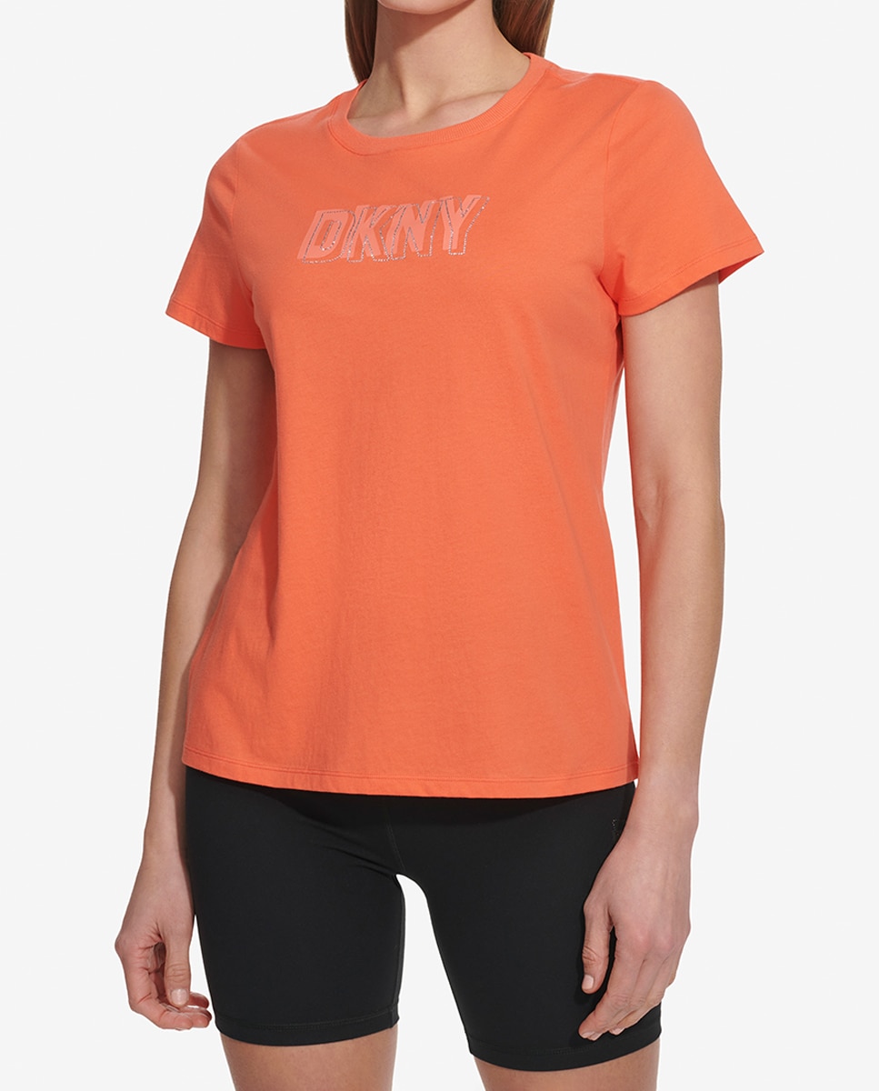 Imagen 0 de Camiseta de mujer con cuello redondo y manga corta
