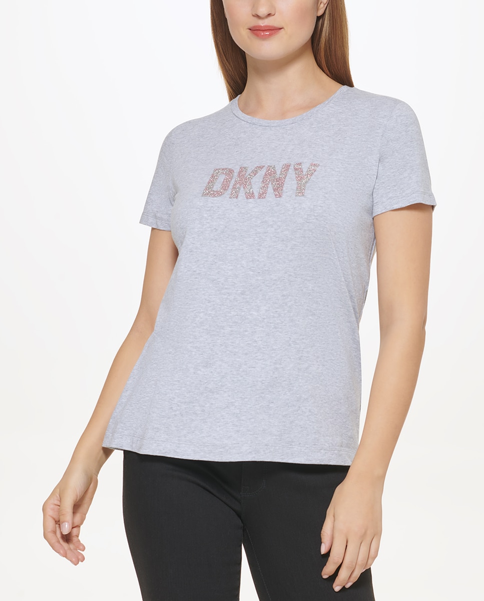 Imagen 0 de Camiseta de mujer cuello redondo manga corta
