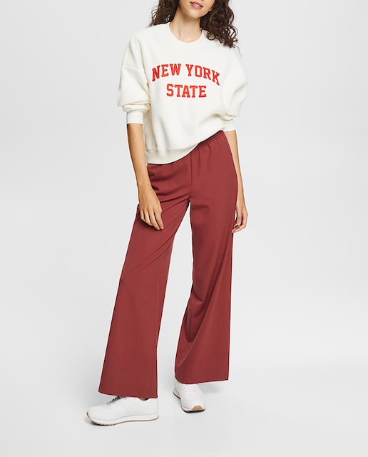 Imagen 0 de Sudadera de mujer wording a contraste