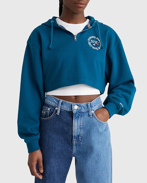 Imagen 0 de Sudadera de mujer con capucha y bordado