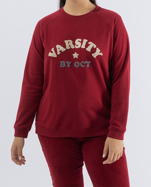 Imagen 0 de Sudadera bordado texto