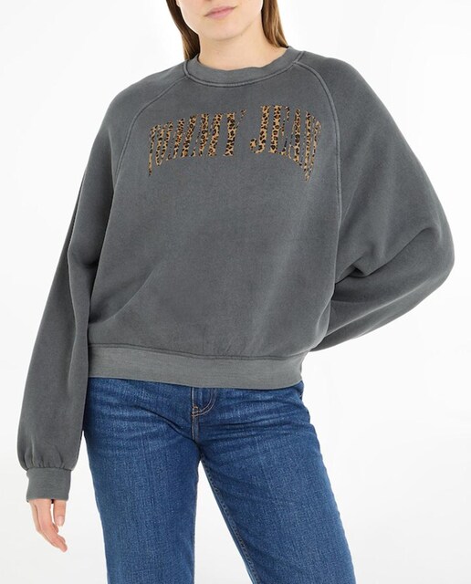 Imagen 0 de Sudadera de mujer de cuello redondo y fit relajado