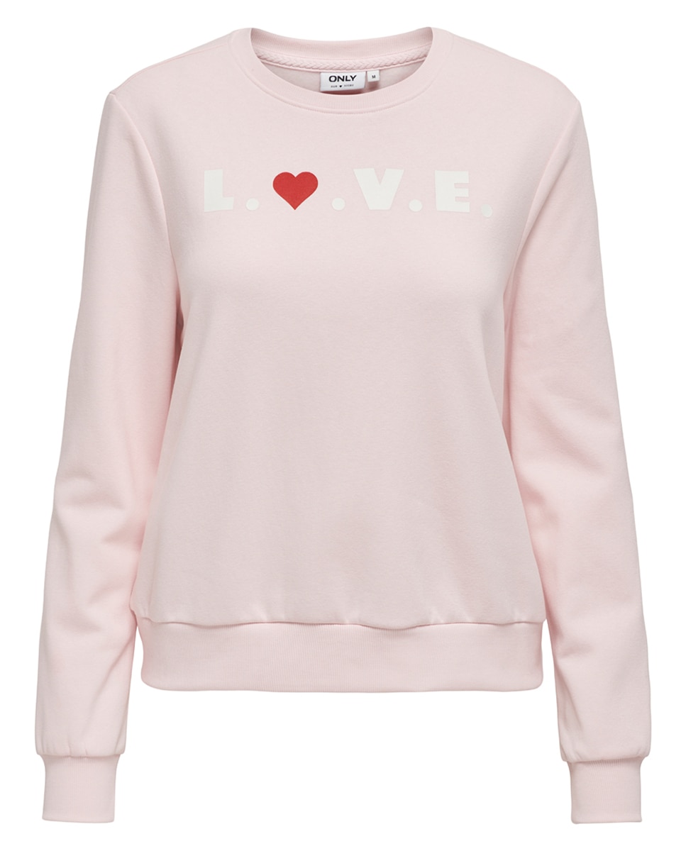 Imagen 0 de Sudadera de mujer con dibujo frontal