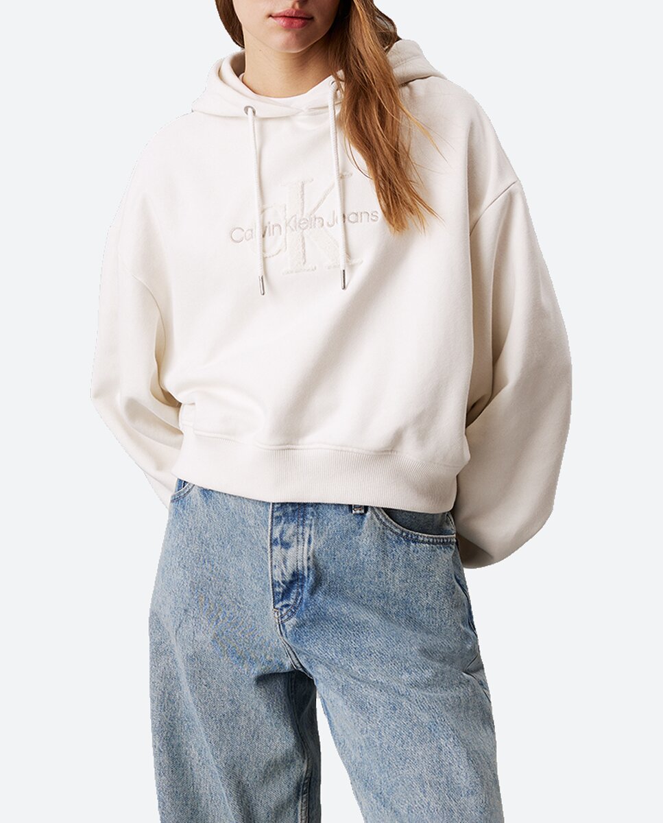 Imagen 0 de Sudadera Mujer con capucha y monograma