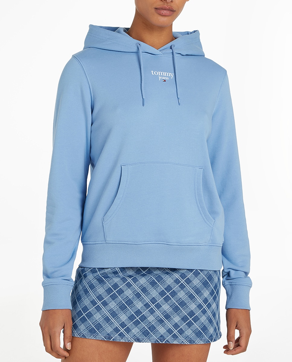 Imagen 0 de Sudadera de mujer con capucha y bolsillo tipo canguro