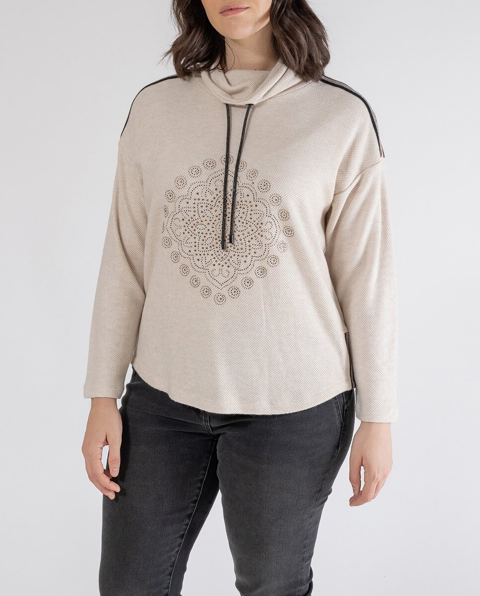Imagen 0 de Sudadera estampacion strass