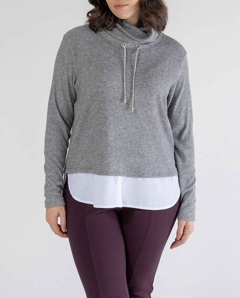 Imagen 0 de Sudadera faldon y strass