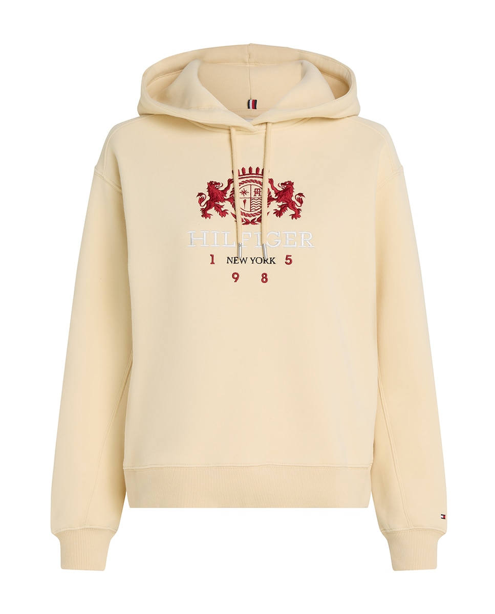 Imagen 0 de Sudadera de mujer con cuello redondo y capucha
