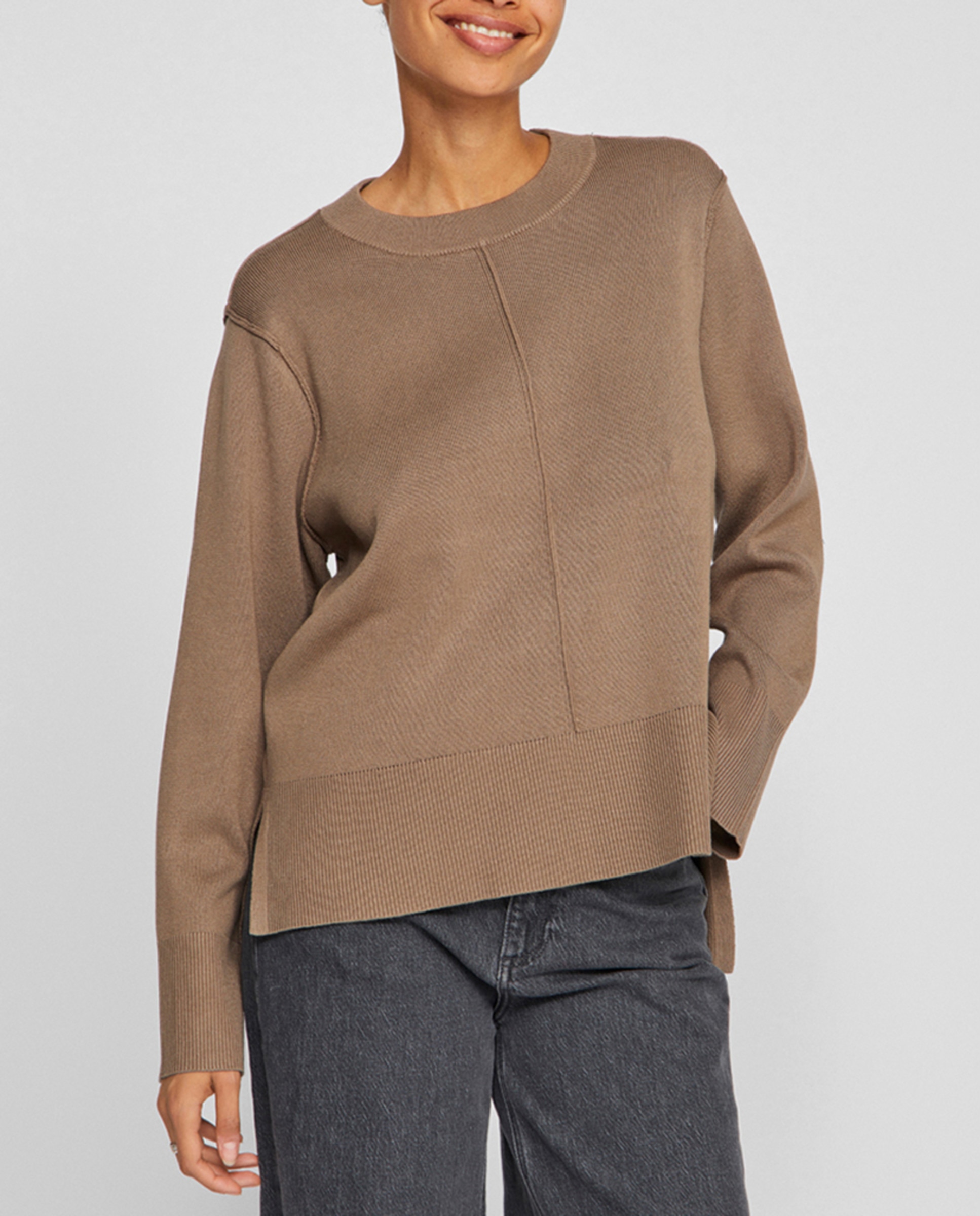 Imagen 0 de Jersey de mujer cuello redondo