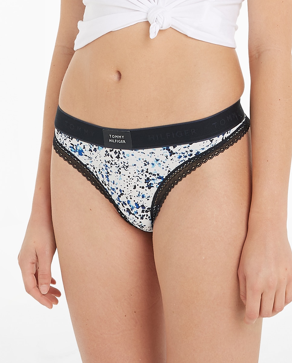 Imagen 0 de Tanga TH Established con logo y encaje