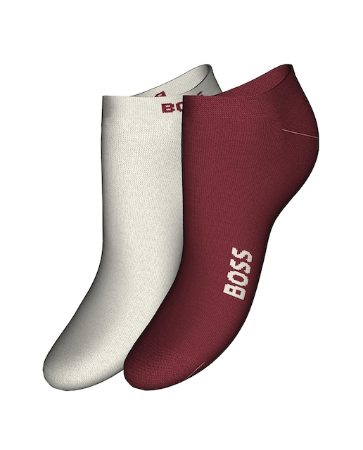 Imagen 0 de Pack de dos calcetines tobilleros de mujer en color negro