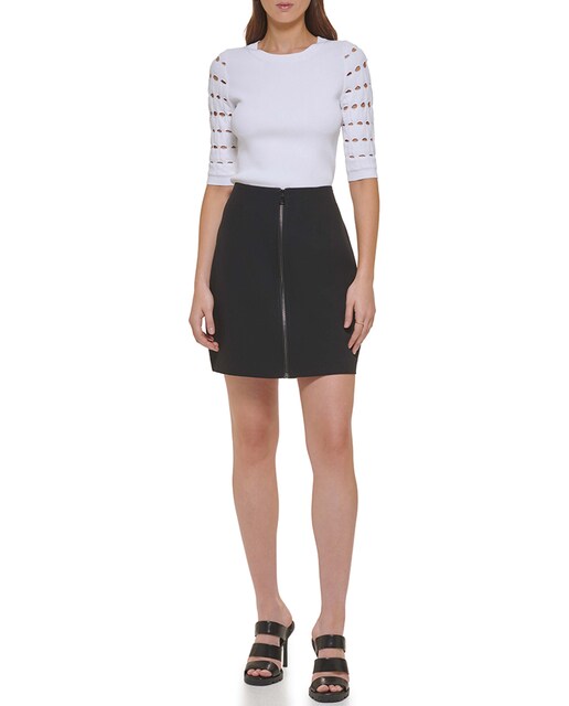 Imagen 0 de Falda corta de mujer con cintura media