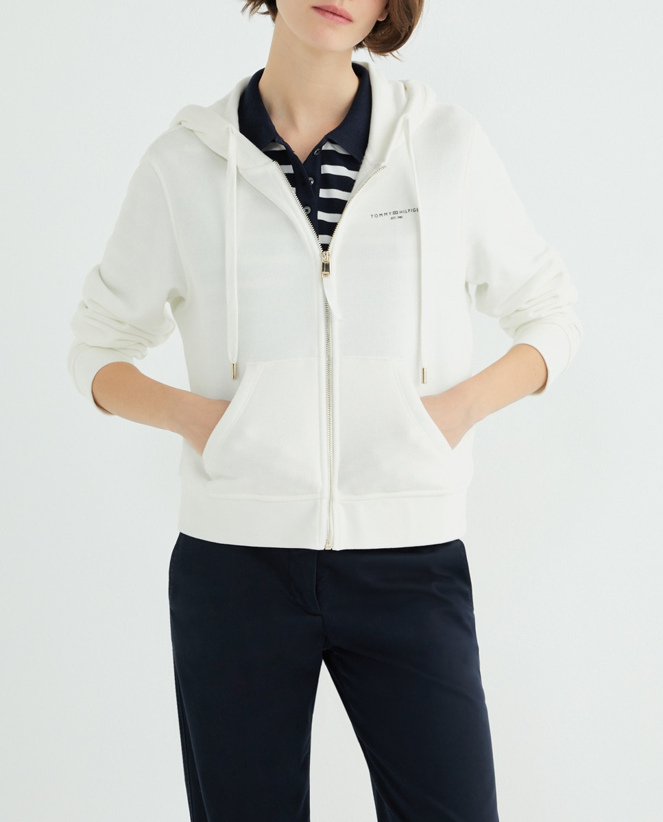 Imagen 0 de Sudadera de mujer regular con capucha