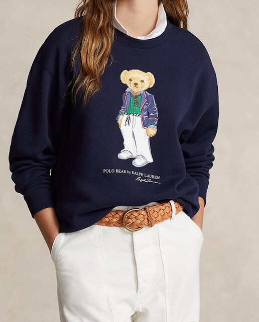 Imagen 0 de Sudadera de mujer de cuello redondo con Polo Bear