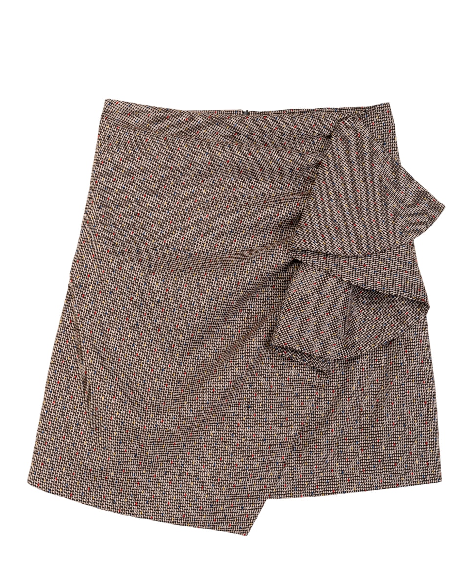 Imagen 0 de Falda Drapeada Mini Gris
