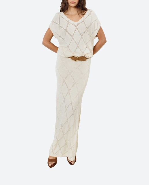 Imagen 0 de Falda larga de punto fino