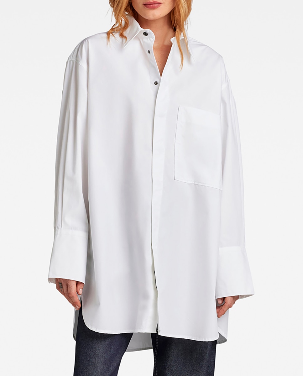 Imagen 0 de Sobrecamisa de mujer Boyfriend de corte extragrande