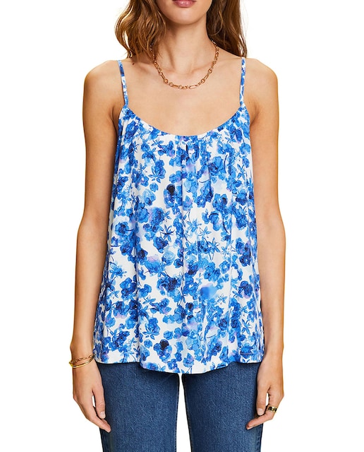 Imagen 0 de Top de mujer estampado flores viscosa